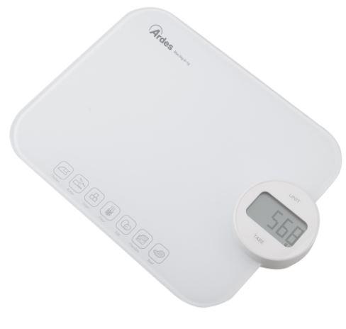 ARDES Bilancia da cucina elettronica Ardes Energia max 5 KG tecnologia senza pile bianco